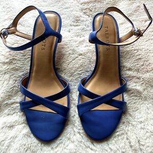 Talbots Strappy Periwinkle Heels